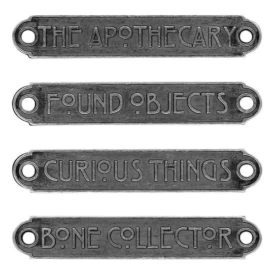 Idea-Ology Metal Halloween Word Plaques